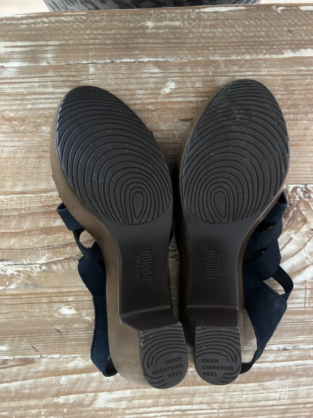NWOB Munro Cookie Slingback Sandals in Navy Sz 9.5 N